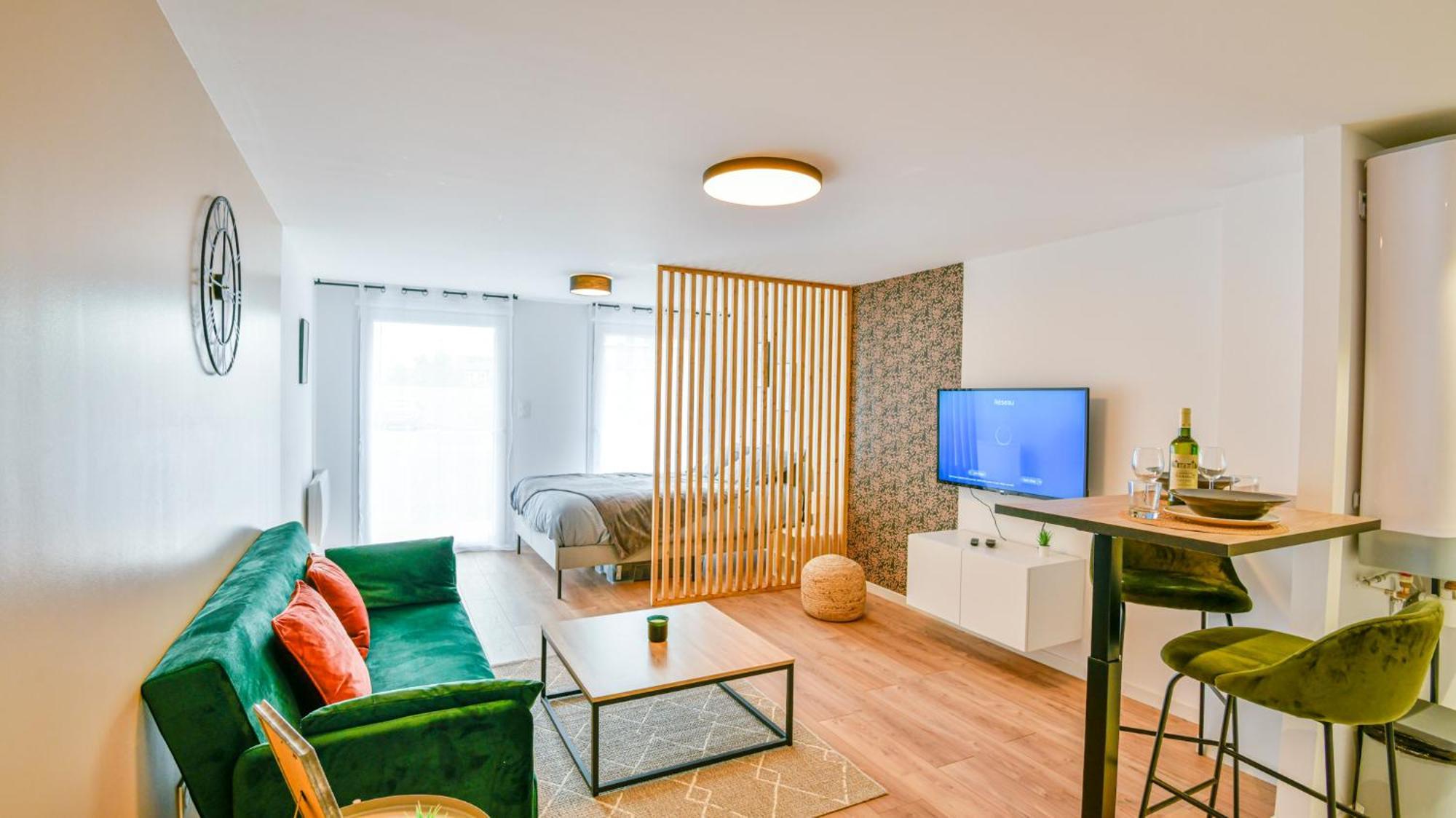 Studio Magda - Fibre Et Tv - Calme Et Confortable Saint-Quentin  Luaran gambar
