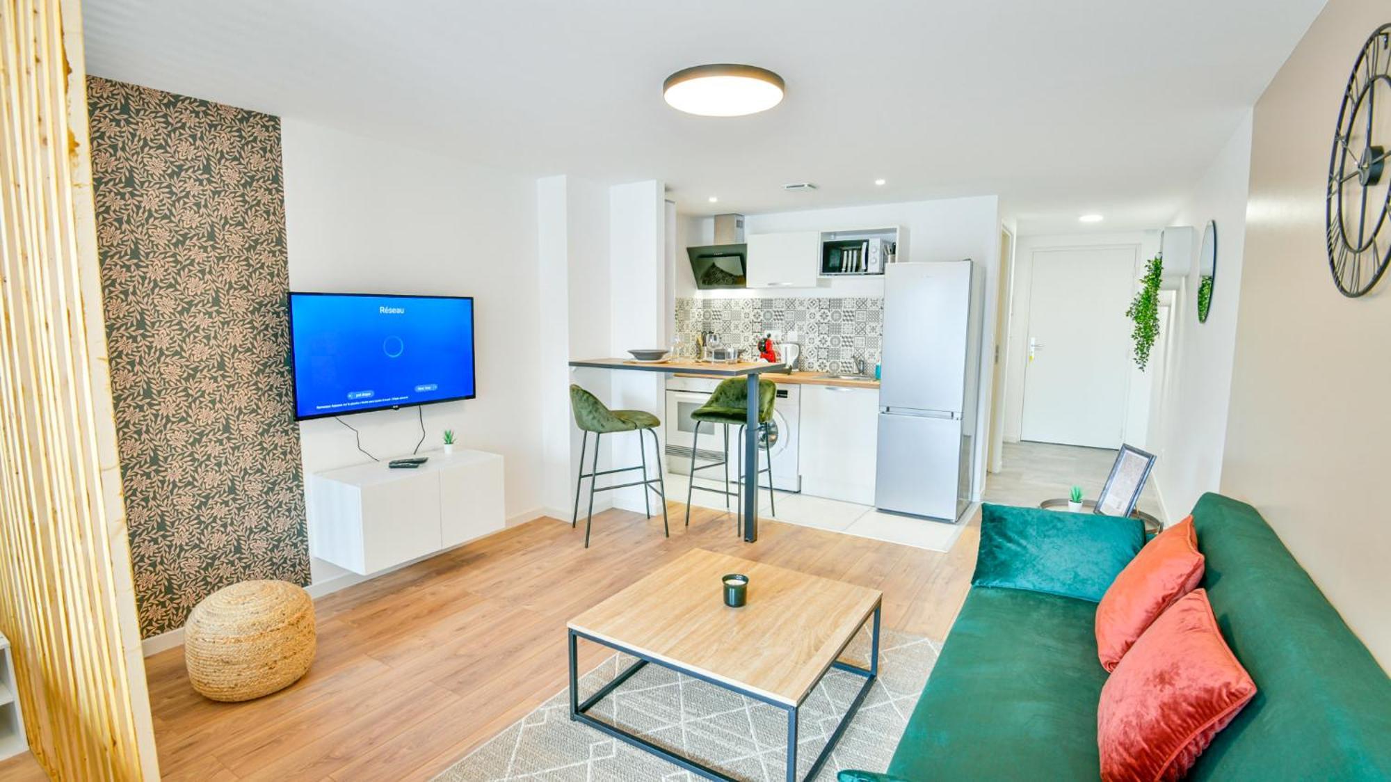 Studio Magda - Fibre Et Tv - Calme Et Confortable Saint-Quentin  Luaran gambar